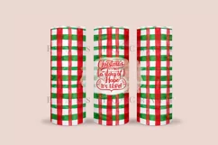 christmas plaid skinny tumbler sublimation wrap with high resolution and transparant background are for 20oz and 30oz skinny tumbler
