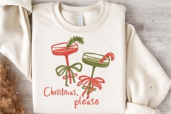Christmas Please PNG, Retro Festive Cocktail Digital Art Product Image 7
