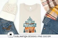 christmas  illustration shown on a shirt