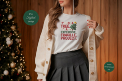 Expensive Fragile Project PNG | Knitted Christmas Product Image 2