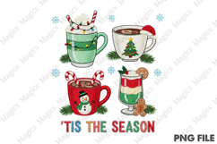 Vintage Christmas Png Sublimation Bundle, Christmas Design Product Image 5