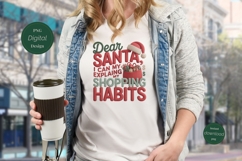 Dear Santa Shopping PNG Product Image 3