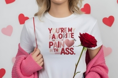 Favorite Pain In The Ass PNG | Knitted Valentine Product Image 1
