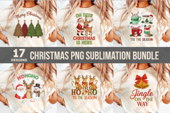 Vintage Christmas Png Sublimation Bundle, Christmas Design Product Image 1