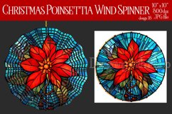 Christmas Wind Spinner, Christmas Poinsettia Wind Spinner 15 Product Image 1