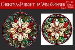 Christmas Wind Spinner, Christmas Poinsettia Wind Spinner 1 Product Image 1