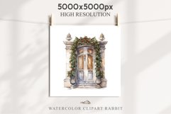 Christmas Porch Front Door Entry Decor Clipart PNG Scrapbook Nursery wall art card making collage printable files xmas decor junk journal sublimation santa watercolor Christmas Porch Front Door, xmas clipart, sublimation nursery, holiday winter Entry Deco
