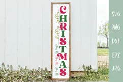 Holly Jolly Christmas - Christmas Porch Sign SVG Product Image 2