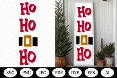 Christmas Porch Sign SVG Design, christmas vertical outdoor Product Image 1