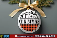 Merry christmas SVG, Christmas SVG, Christmas Porch Sign SVG Product Image 1