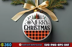Merry christmas SVG, Christmas SVG, Christmas Porch Sign SVG Product Image 1