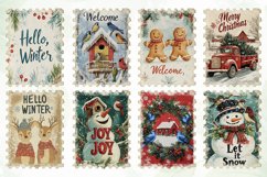 Christmas Postage Stamp Sublimation Product Image 4