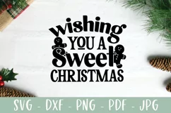 Wishing You A Sweet Christmas - Christmas Pot Holder SVG Product Image 2