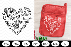 Christmas Pot Holder SVG Design, christmas illustration Product Image 1