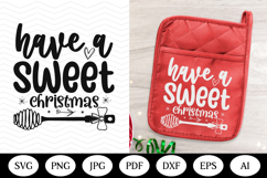 Christmas Pot Holder SVG Design, christmas illustration Product Image 1