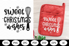 Christmas Pot Holder SVG Design, christmas illustration Product Image 1