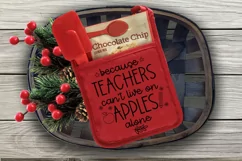 CHRISTMAS POT HOLDERS FOR TEACHERS SVG I CHRISTMAS GIFTS FOR TEACHERS SVG I TEACHER ORNAMENTS SVG