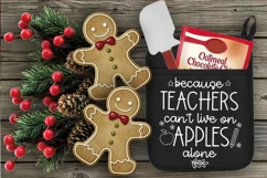 CHRISTMAS POT HOLDERS FOR TEACHERS SVG I CHRISTMAS GIFTS FOR TEACHERS SVG I TEACHER ORNAMENTS SVG