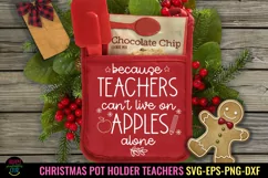 CHRISTMAS POT HOLDERS FOR TEACHERS SVG I CHRISTMAS GIFTS FOR TEACHERS SVG I TEACHER ORNAMENTS SVG