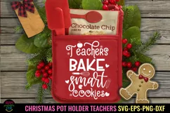 CHRISTMAS POT HOLDERS FOR TEACHERS SVG I CHRISTMAS GIFTS FOR TEACHERS SVG I TEACHER ORNAMENTS SVG