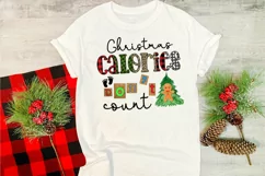 Christmas Calories Don't Count  Christmas Pregnancy Ornament Sublimation