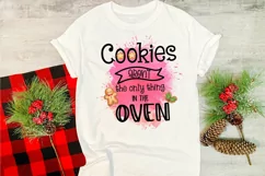Cookies Aren't the Only Thing in the Oven I Christmas Pregnancy Ornament Sublimation