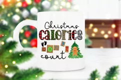 Christmas Calories Don't Count  Christmas Pregnancy Ornament Sublimation