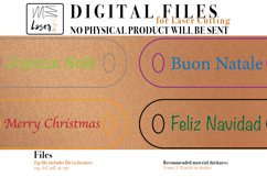 Christmas Present Card File for Laser Cutter - 4 Variations Product Image 2