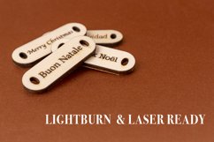 Christmas Present Card File for Laser Cutter - 4 Variations Product Image 4