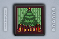 Christmas Present Boxes Layered Papercut Product Image 1