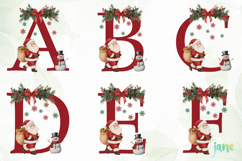 Christmas Santa And Snowman Alphabet Product Image 8