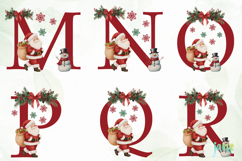 Christmas Santa And Snowman Alphabet Product Image 6