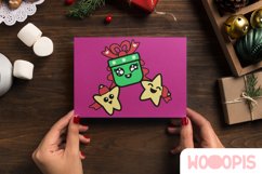 Happy Christmas Gift - Cute Christmas SVG Cut File Product Image 8