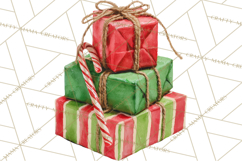 Christmas Presents Clipart PNG, Holiday Gifts Clip Art Product Image 4