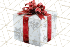 Christmas Presents Clipart PNG, Holiday Gifts Clip Art Product Image 3