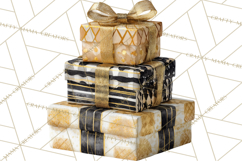 Christmas Presents Clipart PNG, Holiday Gifts Clip Art Product Image 2