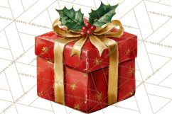 Christmas Presents Clipart PNG, Holiday Gifts Clip Art Product Image 4