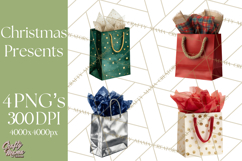 Christmas Presents Clipart PNG, Holiday Gifts Clip Art Product Image 1