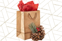 Christmas Presents Clipart PNG, Holiday Gifts Clip Art Product Image 5