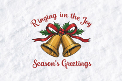 Christmas Bells SVG - Ringing in the Joy Season&#039;s Greetings Product Image 3