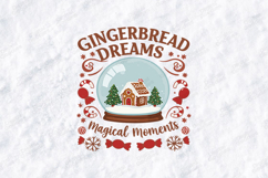 Gingerbread Dreams Snow Globe Magical Moments Shirt Product Image 2