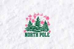 Cute Polar Bear Winter Season Christmas Sublimation PNG Product Image 1