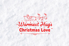 Warmest Hugs Christmas Love Shirt SVG PNG JPG Product Image 3