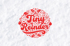 Tiny Reindeer Christmas Kids Shirt Design SVG PNG JPG Product Image 3