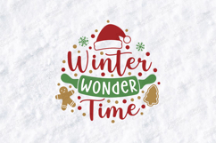 Winter Wonder Time Christmas Shirt Design SVG PNG JPG Product Image 3