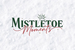 Mistletoe Moments Christmas Shirt SVG PNG JPG Design Product Image 3