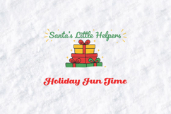 Santa’s Little Helpers Holiday Fun Time SVG PNG JPG Product Image 3
