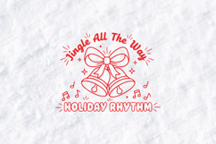 Jingle All The Way Holiday Rhythm Christmas SVG Product Image 3