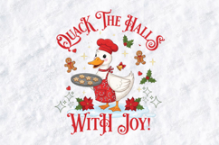 Chef Duck Christmas SVG | Quack The Halls With Joy Bake Product Image 1