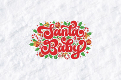 Santa Baby Christmas Shirt Design SVG PNG JPG Product Image 3